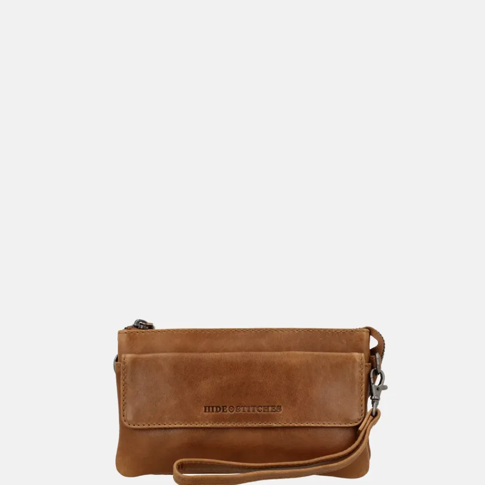 Crossbody Tassen^Hide & Stitches Porto crossbody tas brown