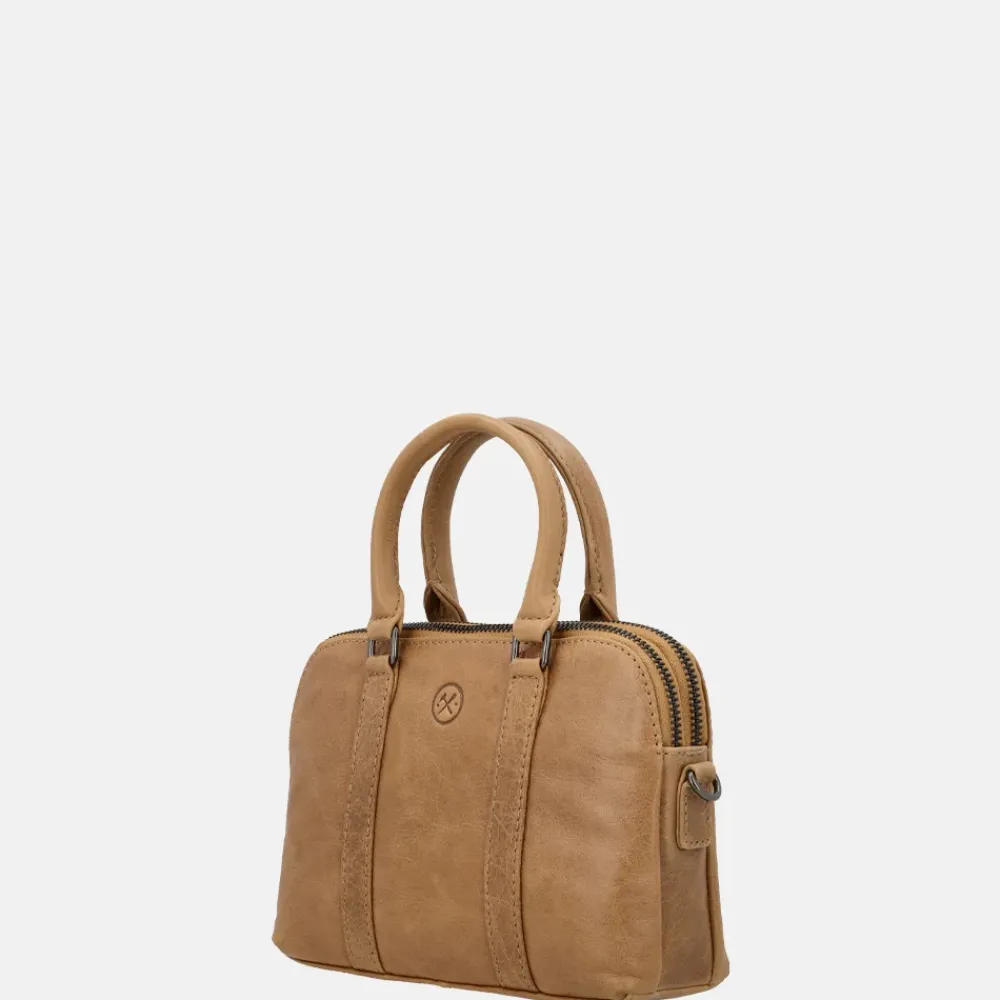 Handtassen^Hide & Stitches Porto handtas S taupe