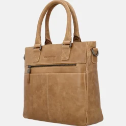 Handtassen^Hide & Stitches Porto handtas taupe