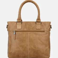 Handtassen^Hide & Stitches Porto handtas taupe