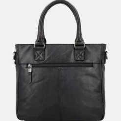 Handtassen^Hide & Stitches Porto handtas black