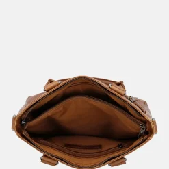 Handtassen^Hide & Stitches Porto handtas brown