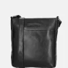 Schoudertassen^Hide & Stitches Porto schoudertas black