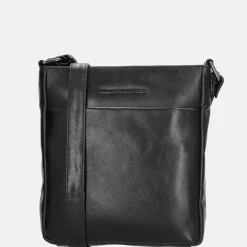 Schoudertassen^Hide & Stitches Porto schoudertas black