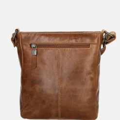 Schoudertassen^Hide & Stitches Porto schoudertas brown