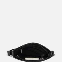Schoudertassen^Hide & Stitches Porto schoudertas black