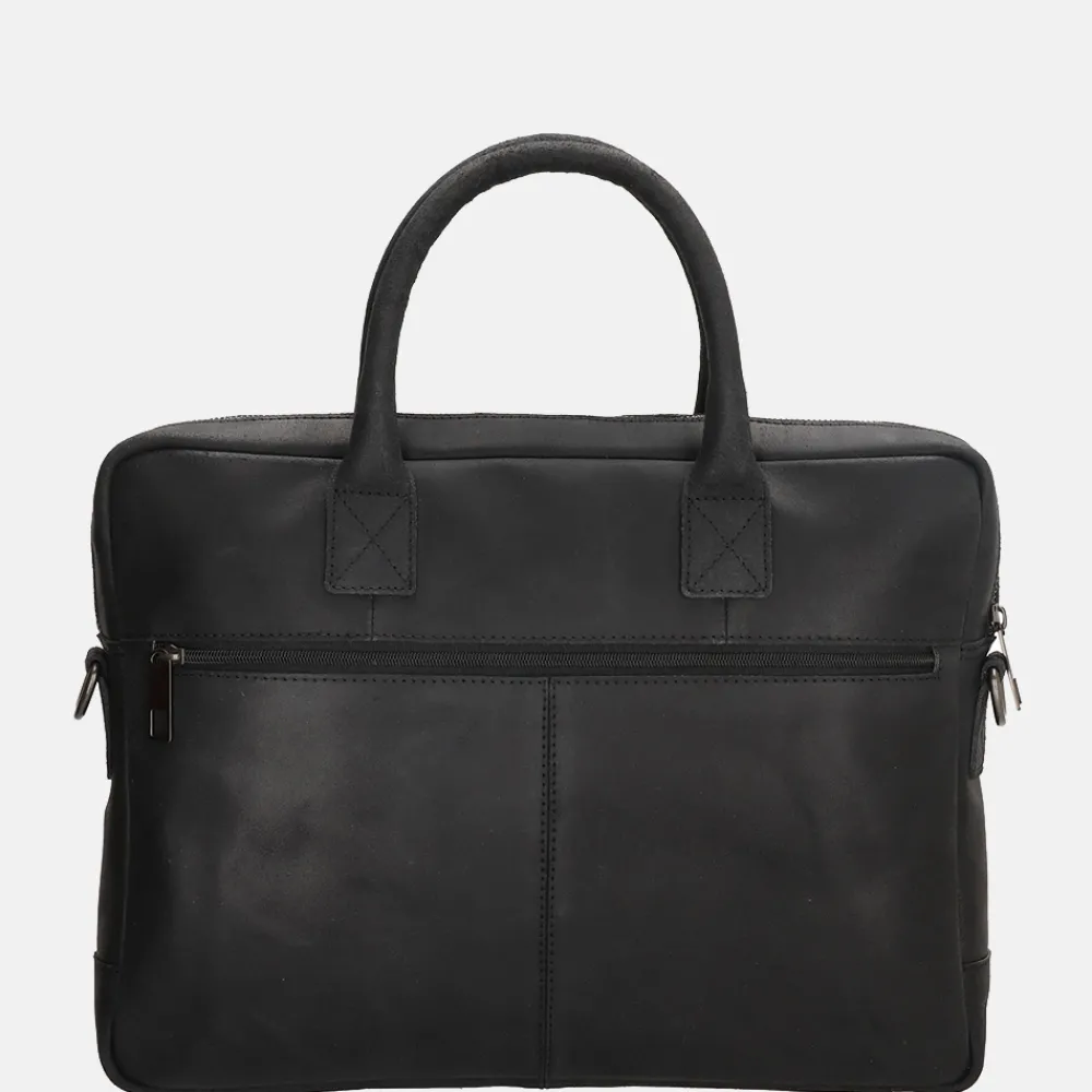 Heren Laptoptassen | Dames Laptoptassen^Hide & Stitches Promotie laptoptas 15.6 inch zwart