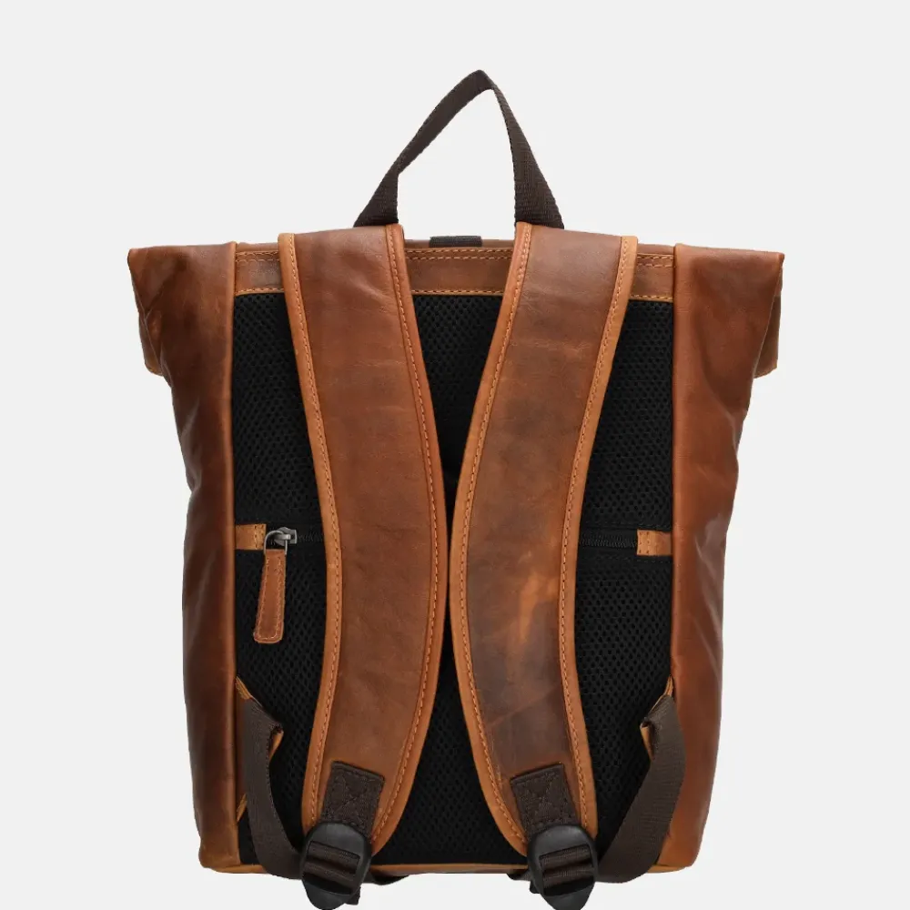 Vrijetijd Rugzakken^Hide & Stitches rugzak M cognac