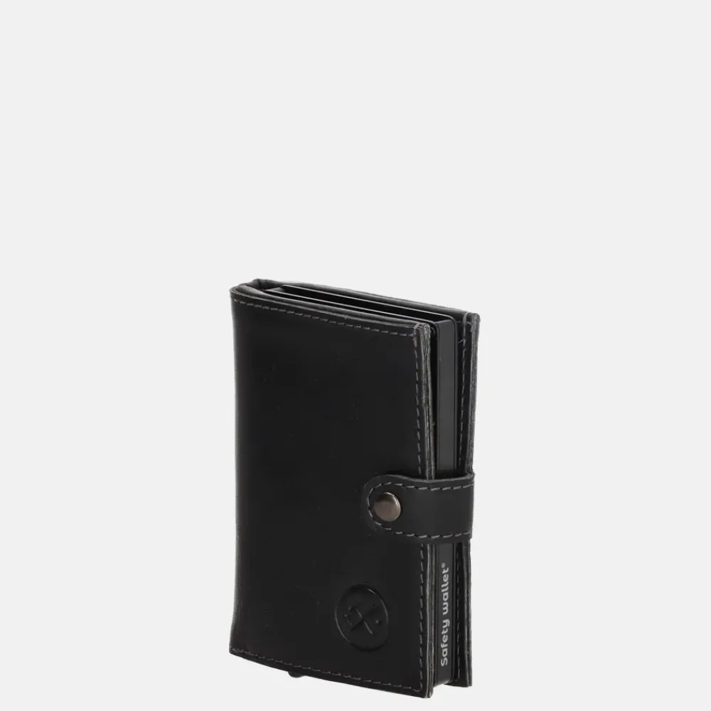 Pasjeshouders | Heren Portemonnees^Hide & Stitches Safety Wallet pasjeshouder zwart