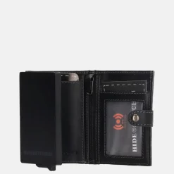 Pasjeshouders | Heren Portemonnees^Hide & Stitches Safety Wallet pasjeshouder zwart