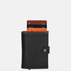 Pasjeshouders | Heren Portemonnees^Hide & Stitches Safety Wallet pasjeshouder zwart