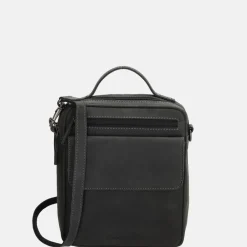 Schoudertassen^Hide & Stitches schoudertas black