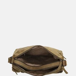 Schoudertassen^Hide & Stitches schoudertas olive green