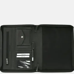 Schrijfmappen^Hide & Stitches schrijfmap A4 black
