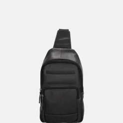 Crossbody Tassen^Hide & Stitches slingback crossbody tas zwart