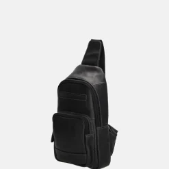 Crossbody Tassen^Hide & Stitches slingback crossbody tas zwart