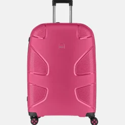 Reiskoffers^Impackt Spinner koffer 75 cm flora pink