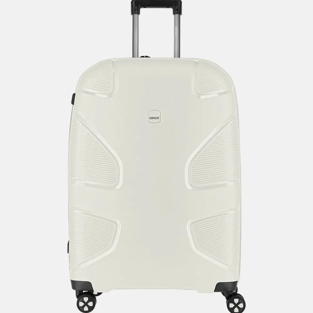 Reiskoffers^Impackt Spinner koffer 75 cm polar white