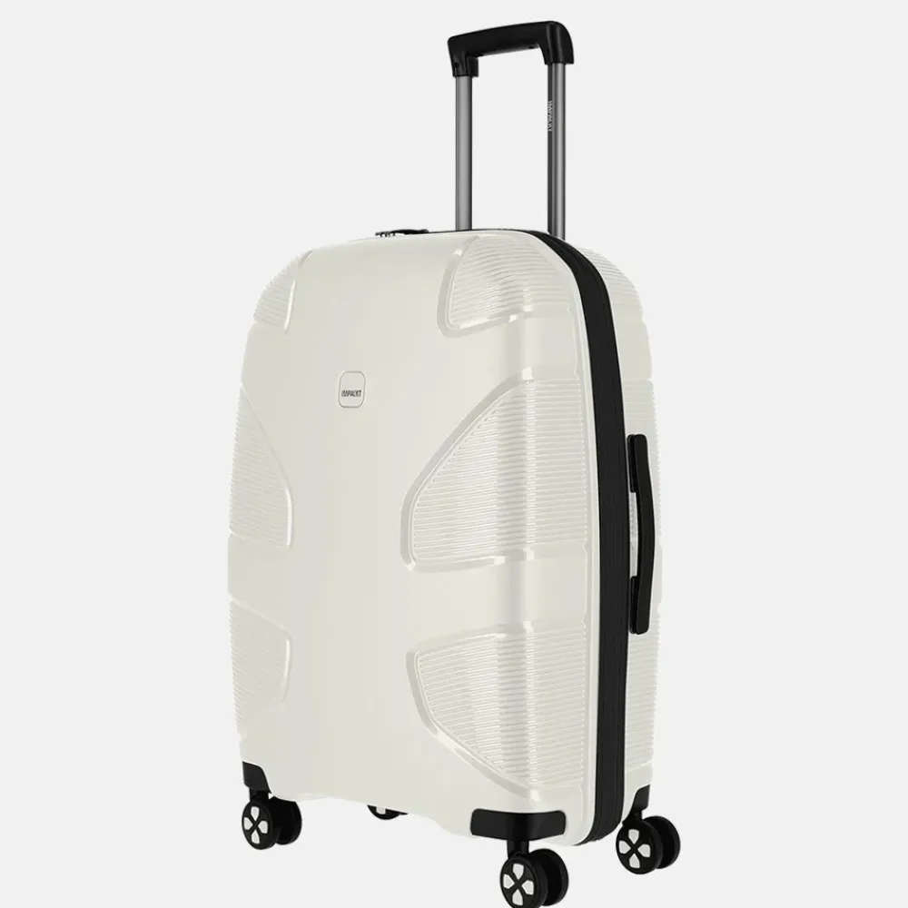 Reiskoffers^Impackt Spinner koffer 65 cm polar white