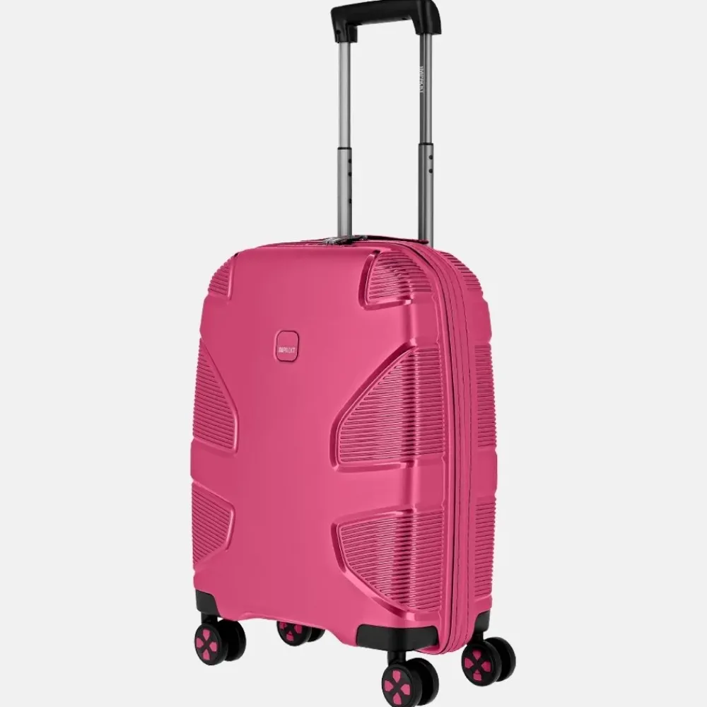 Handbagage Koffers^Impackt Spinner koffer 55 cm flora pink