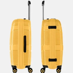Reiskoffers^Impackt Spinner koffer 65 cm sunset yellow
