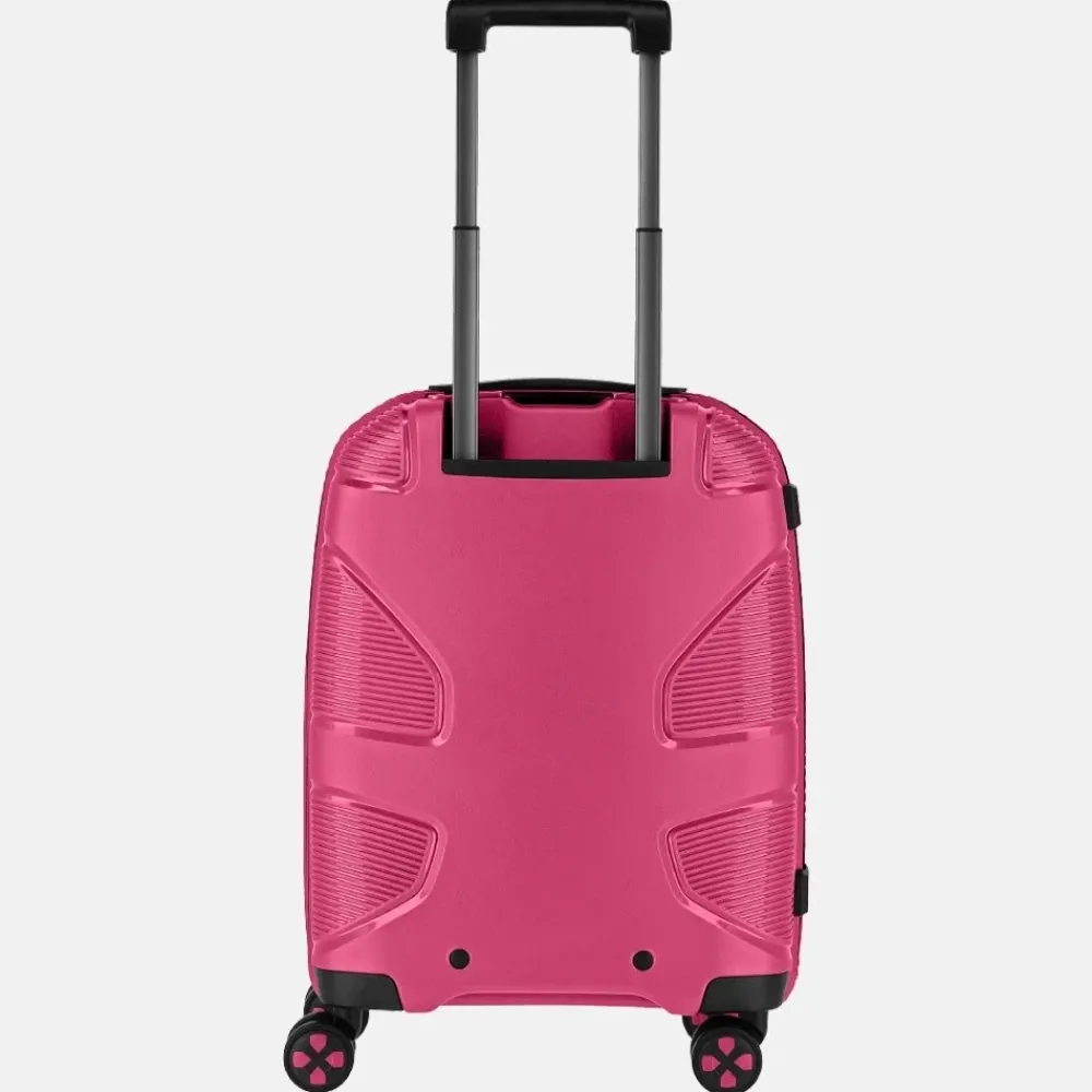 Handbagage Koffers^Impackt Spinner koffer 55 cm flora pink