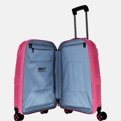 Handbagage Koffers^Impackt Spinner koffer 55 cm flora pink