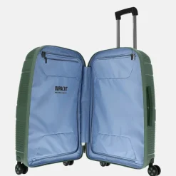 Reiskoffers^Impackt Spinner koffer 65 cm deep sea blue