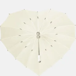 Paraplu'S^Impliva Hart stokparaplu off white