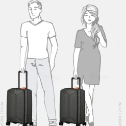 Handbagage Koffers^Jump Evae handbagage koffer 55 cm expendable anthracite