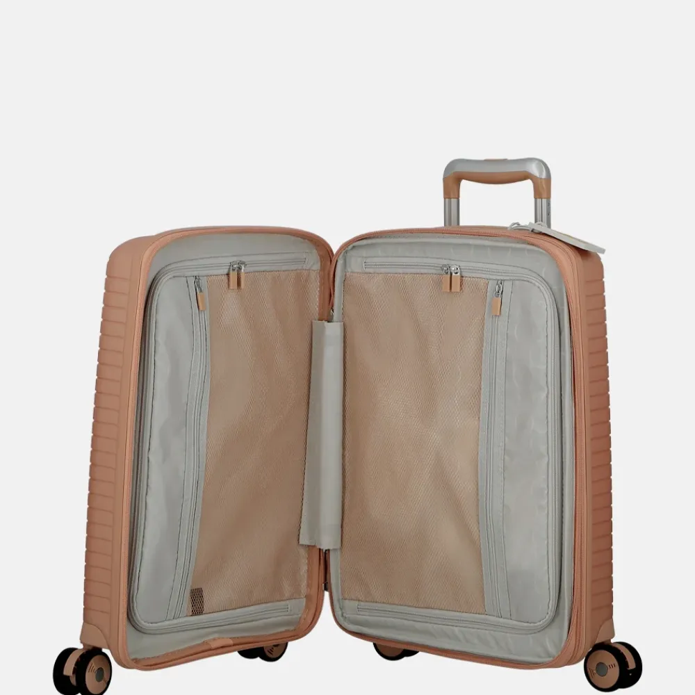 Handbagage Koffers^Jump Evae handbagage koffer 55 cm expandable rosepale