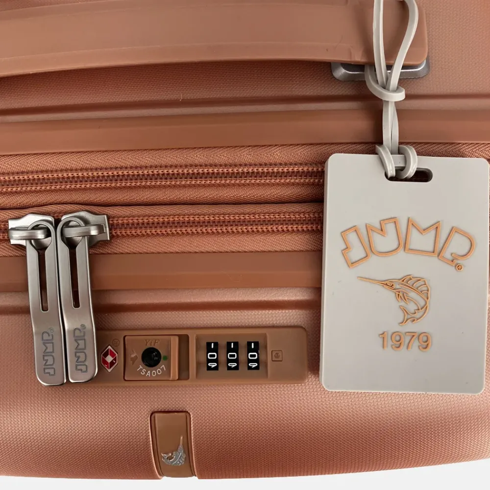 Handbagage Koffers^Jump Evae handbagage koffer 55 cm expandable rosepale