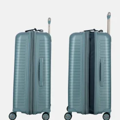Reiskoffers^Jump Evae reiskoffer 66 cm expandable blueciel