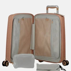 Reiskoffers^Jump Evae reiskoffer 66 cm expandable rosepale