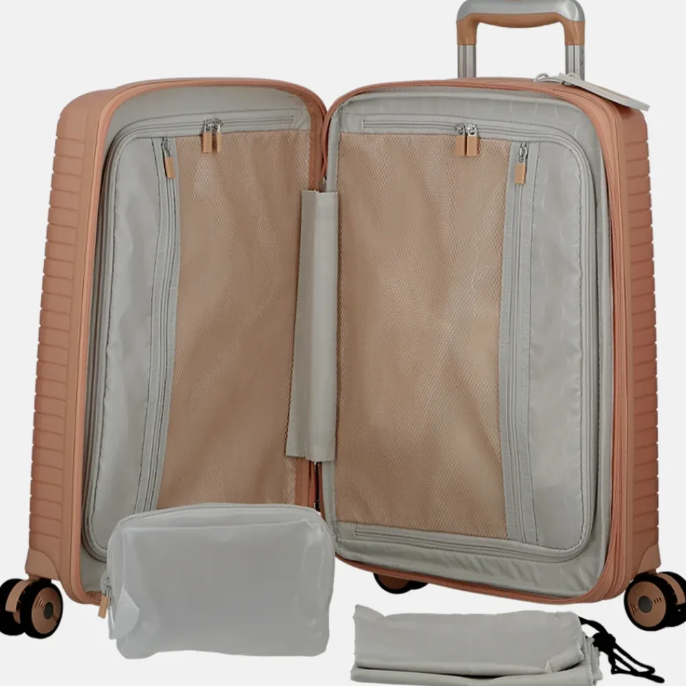 Reiskoffers^Jump Evae reiskoffer 76 cm expandable rosepale