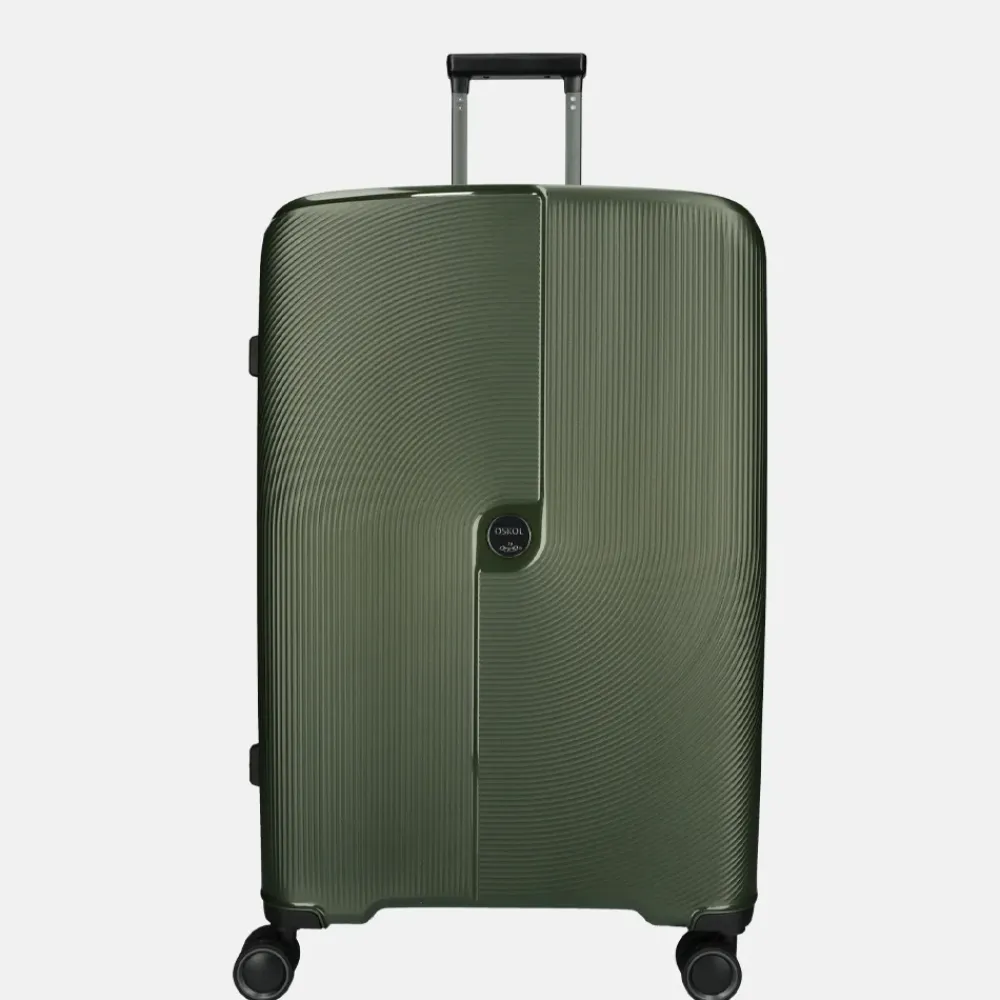 Reiskoffers^Jump Oskol Oskol reiskoffer 76 cm expandable kaki