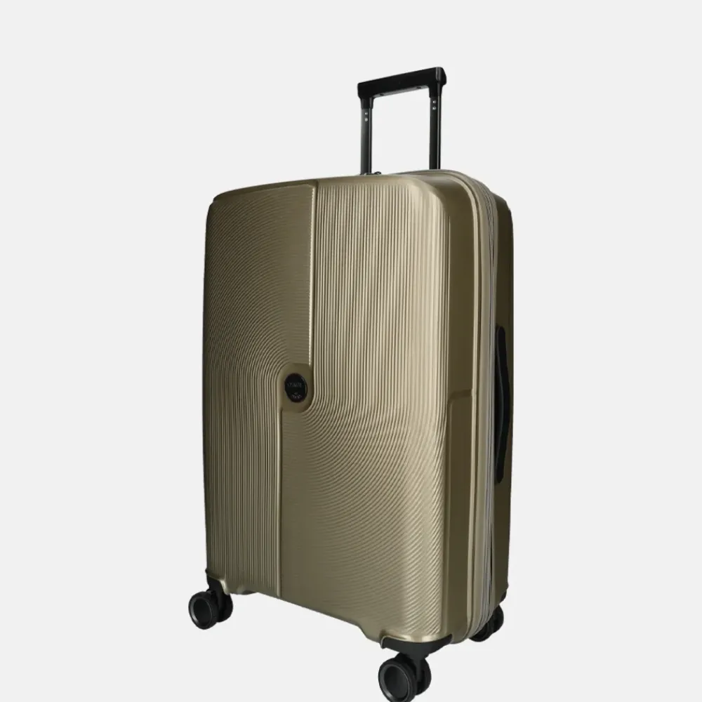 Reiskoffers^Jump Oskol reiskoffer 66 cm expandable champagne