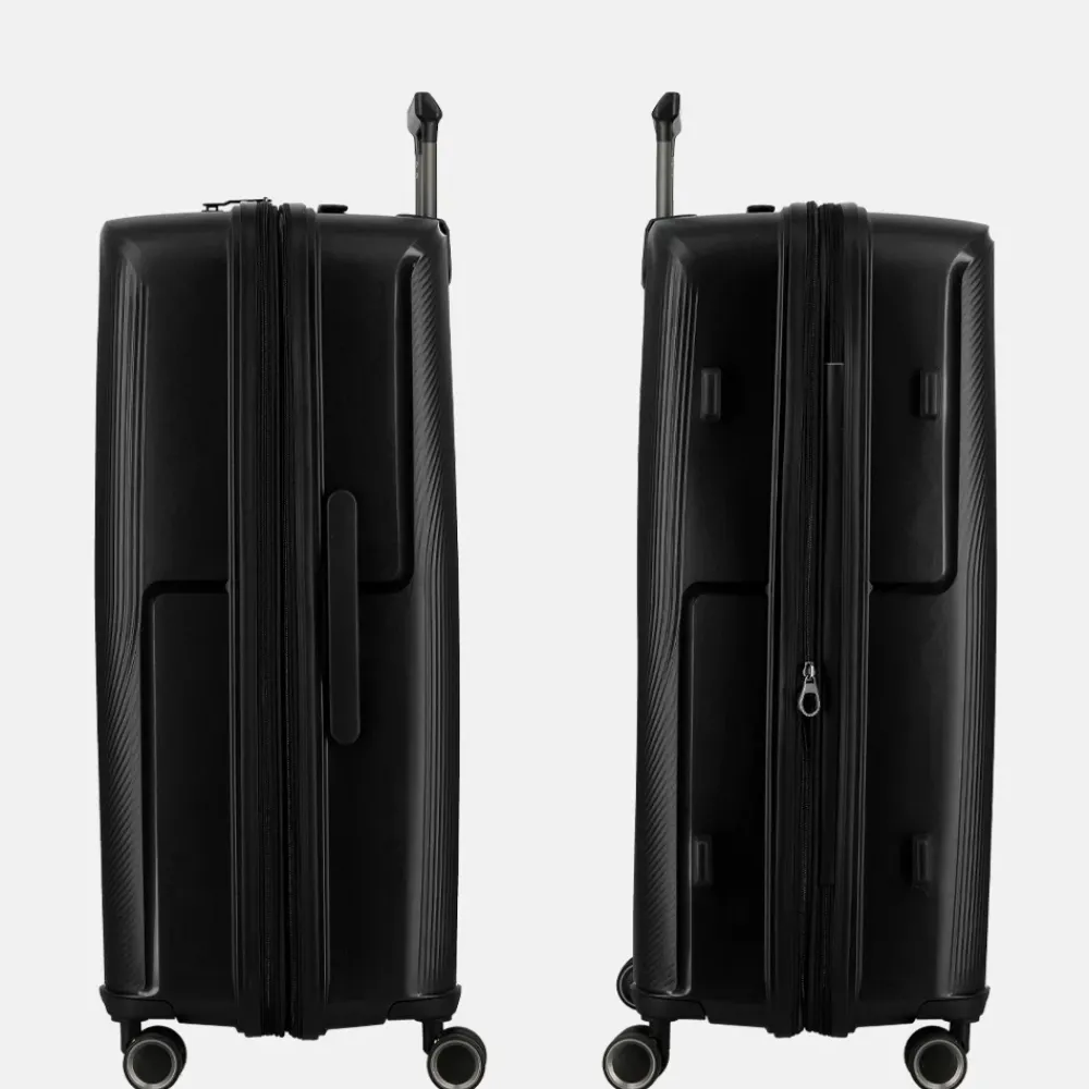 Reiskoffers^Jump Oskol reiskoffer 76 cm expandable noir