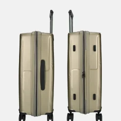 Reiskoffers^Jump Oskol reiskoffer 66 cm expandable champagne