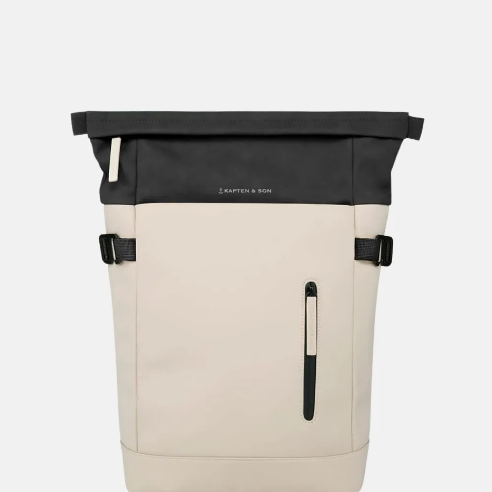 School Rugzakken | School Rugzakken^Kapten & Son Aarhus rugzak 14 inch cream black