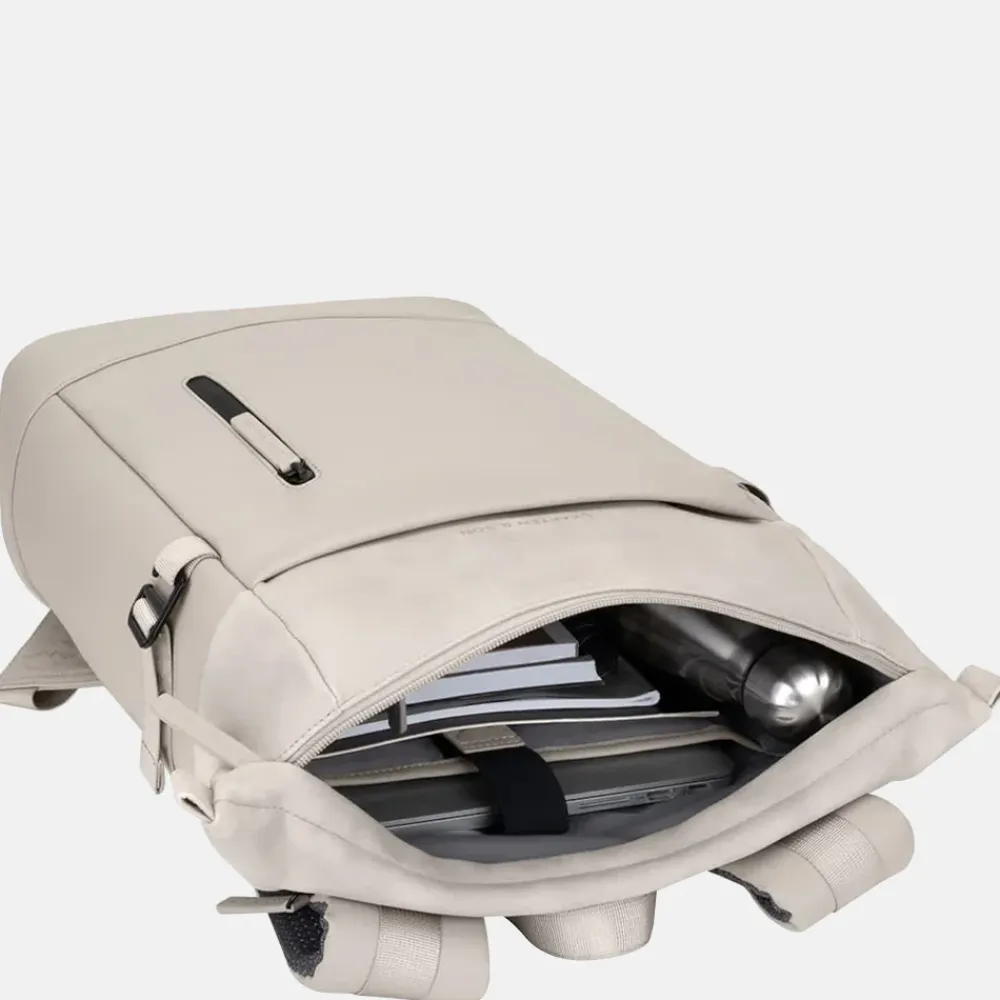 Laptop Rugzakken^Kapten & Son Aarhus rugzak 14 inch oyster