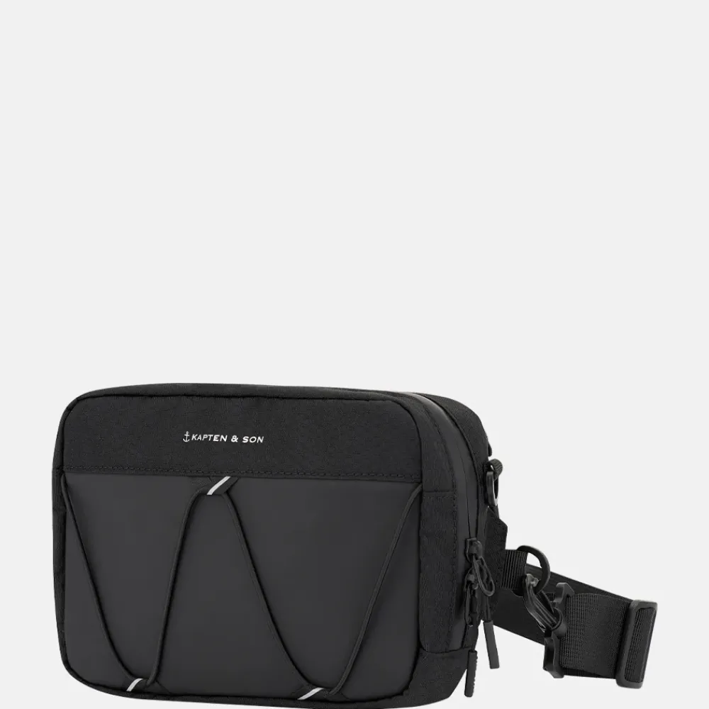 Crossbody Tassen^Kapten & Son Banff crossbody tas all black