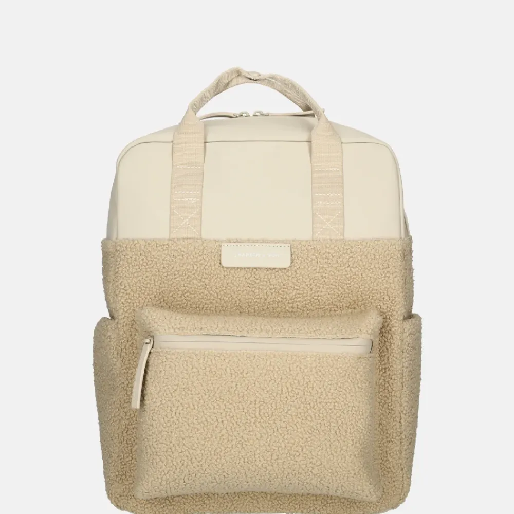 Laptop Rugzakken^Kapten & Son Bergen Pro laptoprugzak teddy fleece
