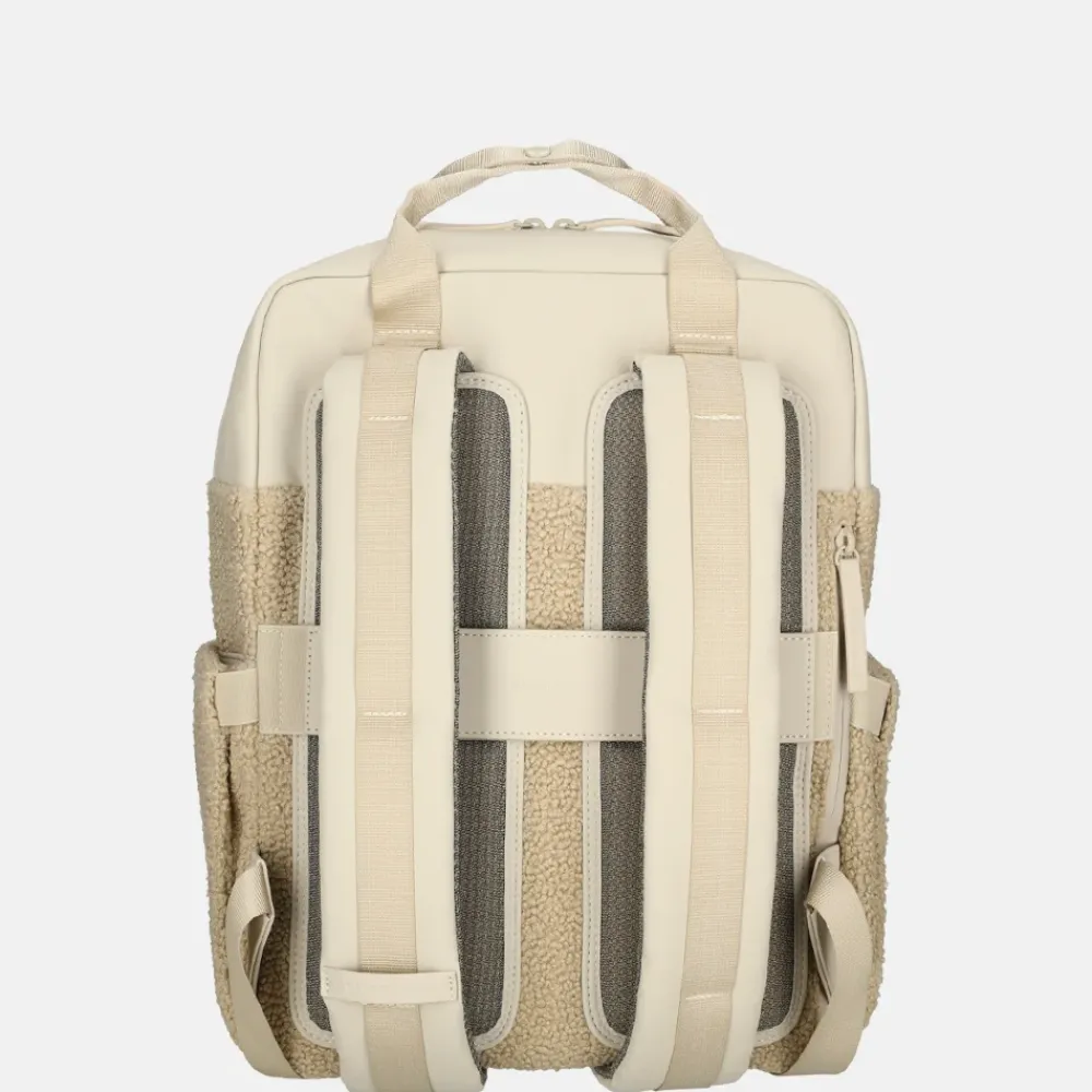 Laptop Rugzakken^Kapten & Son Bergen Pro laptoprugzak teddy fleece