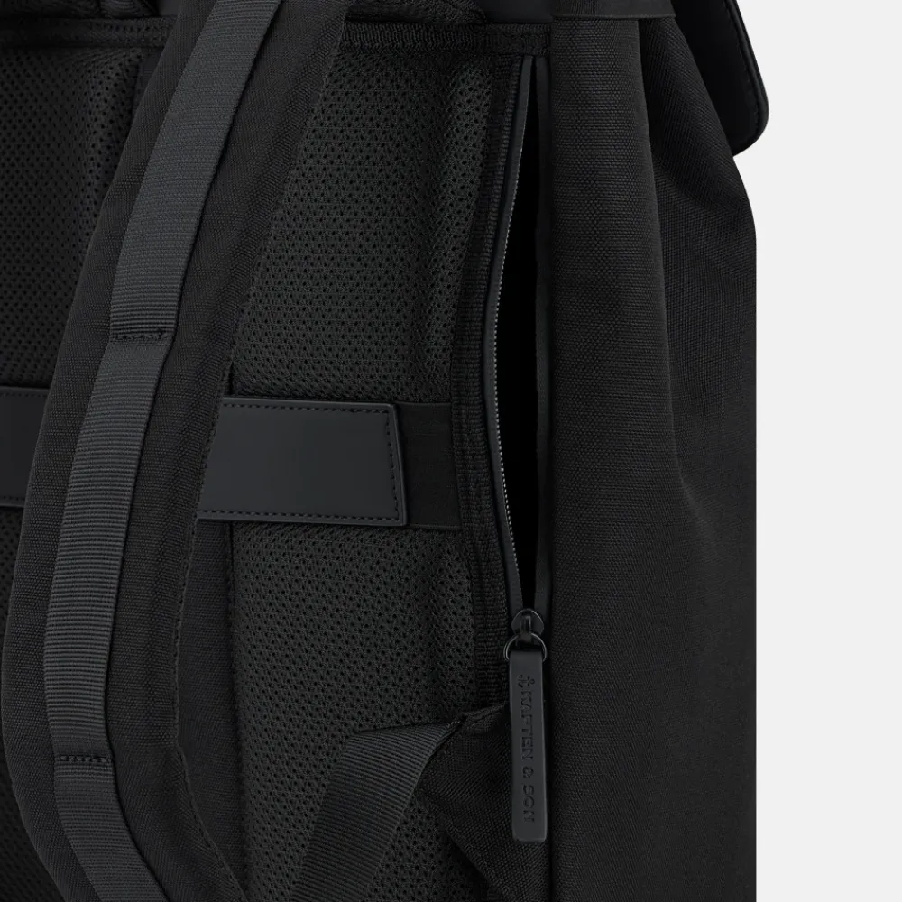 Vrijetijd Rugzakken | School Rugzakken^Kapten & Son Fyn Pro rugzak 15 inch all black