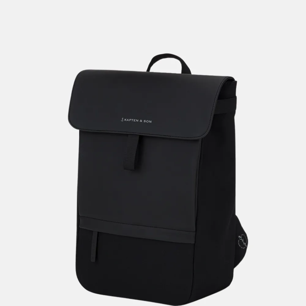 School Rugzakken | School Rugzakken^Kapten & Son Fyn rugzak 15 inch all black
