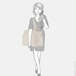 Dames Laptoptassen^Kapten & Son Hellvi shopper/weekendtas sandstone