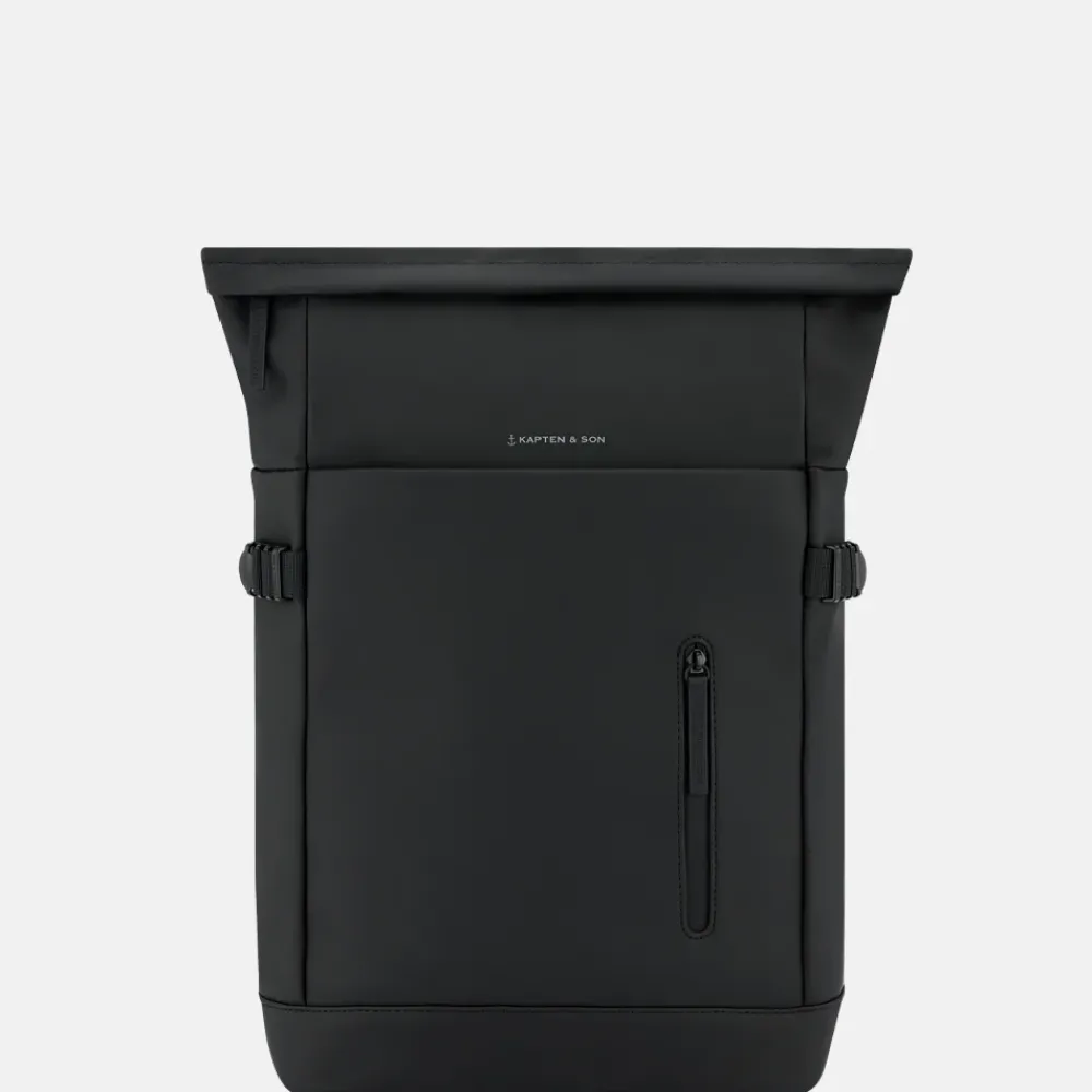 Vrijetijd Rugzakken | School Rugzakken^Kapten & Son Helsinki 2.0 rugzak 15 inch all black