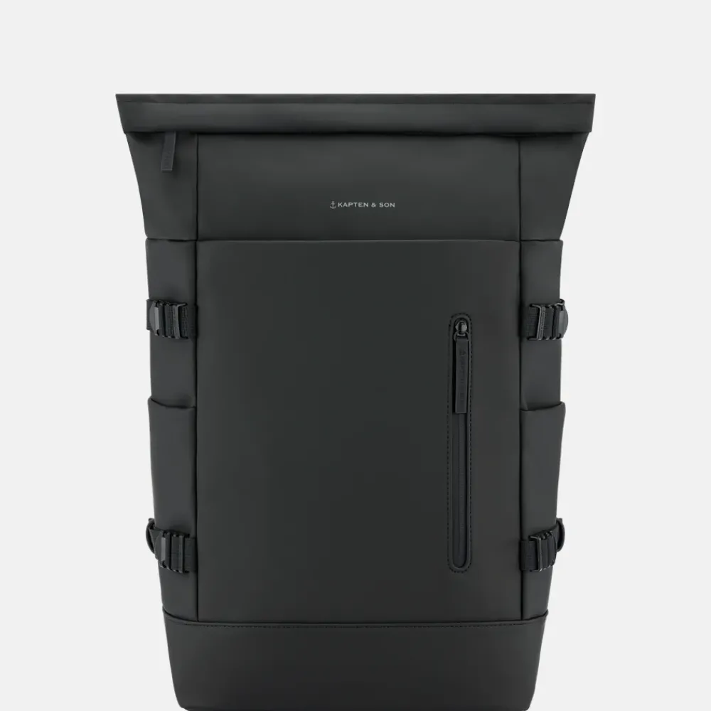 Vrijetijd Rugzakken | School Rugzakken^Kapten & Son Helsinki pro rugzak 15 inch all black