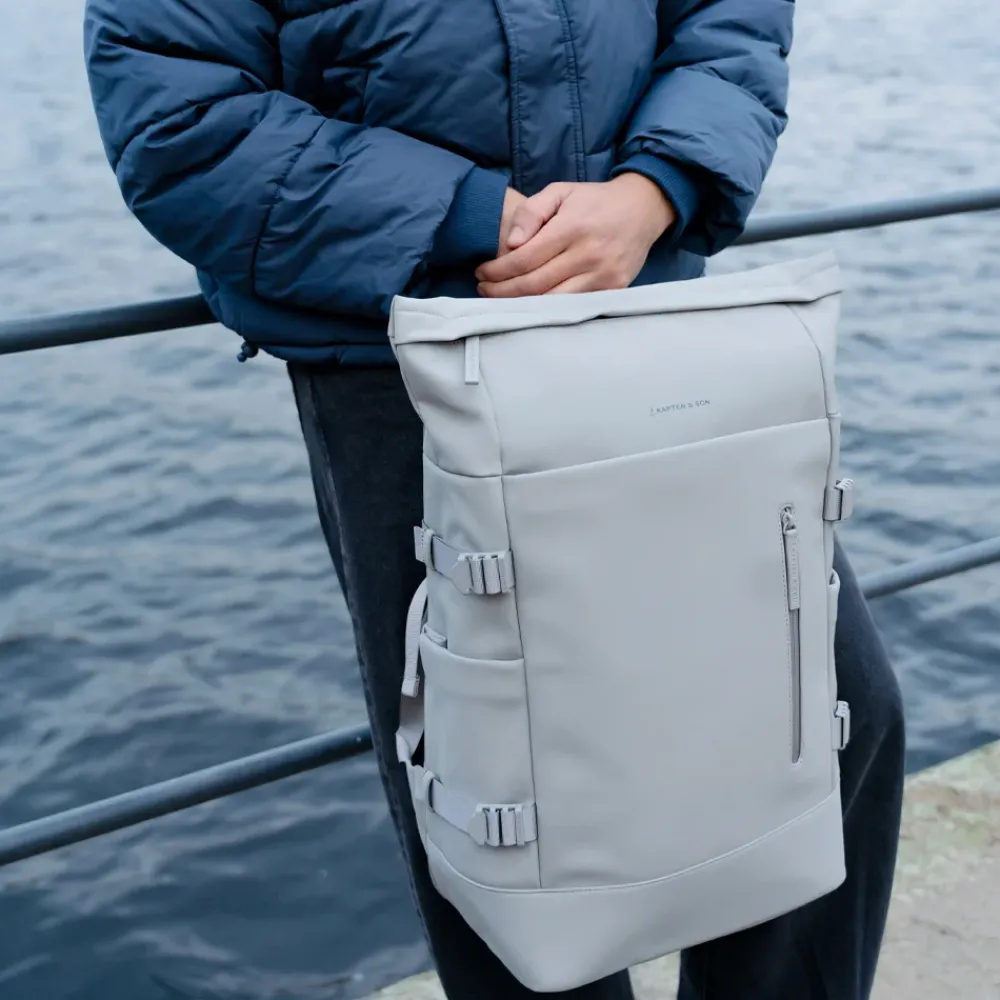Vrijetijd Rugzakken | School Rugzakken^Kapten & Son Helsinki Pro rugzak 15 inch greige